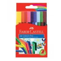 ราคา Faber Castell ชุดปากกามาร์กเกอร์เชื่อมต่อ 10 ชิ้น (28562228966)