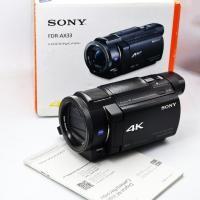 ราคา SONY FDR-AX33 4K 20.6MP Stills Handycam Wi-Fi, NFC ZEISS Vario-Sonnar T Balanced Optical SteadyShot Live Stream, used (43169140776)