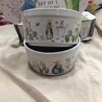 ราคา peter rabbit set of 2 ramekins ถ้วยใส่ขนม (20349081602)