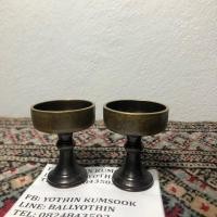 ราคา แจกันวางบูชาทองเหลืองงานญี่ปุ่น กว้าง 5cm สูง 6.3cm (27813293000)