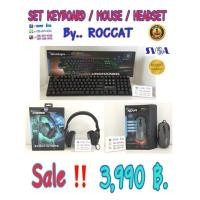 ราคา Sale‼️ ชุดSET KEYBOARD / MOUSE / HEADSETของใหม่% ถูกสุดๆ ประกัน SVOA 1 ปี ทักเลยจ้า (1924759860)