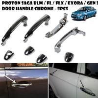 ราคา Proton Saga BLM / FL / FLX / Persona Old / Exora / Gen 2 มือจับประตูสแตนเลส Chrome - 8 ชิ้น (42863807364)