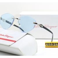 ราคา แว่นตากันแดดสแควร์ Ferragamo กันแสงUV ดีไซน์โลโก้แบบโลหะหรูหรา (44268653782)