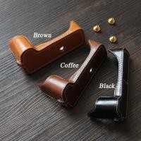 ราคา กระเป๋ากล้องหนัง Pu กระเป๋าครึ่งสําหรับ Canon EOS M50 M50 II M100 M200 M10 M6 M6II EOS R EOS RP G5X G5XII (26090697634)