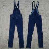 ราคา ชุดเอี๊ยมยีนส์ ชุดเอี๊ยมช่าง ชุดเอี๊ยมแฟชั่น ชุดหมียีนส์ Jeans overalls มือ 2 ของญี่ปุ่น ไซส์ S (29008102616)