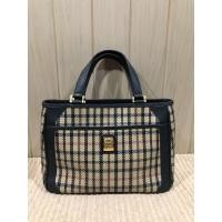 ราคา กระเป๋าถือหนังแคนวาส แบรนด์ DAKS (9010462027)