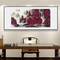 ราคา ภาพวาดห้องนั่งเล่นสไตล์จีน แนวแนวนอน ภาพวาดจีนโบราณแบบภูมิทัศน์ (26941601492)