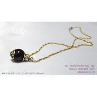 ราคา สร้อยคอ จี้หินนำโชค โกเมน Garnet 10 มิล - สร้อยคอ หินแท้ หินนำโชค ถูก (30753449)