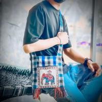 ราคา ย่ามผ้าขาวม้าคละลาย กระเป๋าผ้าขาวม้า ย่ามพื้นเมือง กระเป๋าย่าม ย่ามดอย ย่ามชาวเขา ย่ามช้าง ย่ามนก (26113342947)