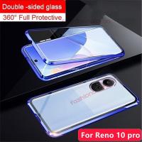 ราคา เคสโทรศัพท์มือถือกระจกนิรภัย แบบแข็ง สองด้าน กันกระแทก สําหรับ Oppo Reno 10 11 pro plus 10proplus 11pro Reno10 pro Reno10pro+ Reno11pro Reno11 F Reno11F (20983893811)