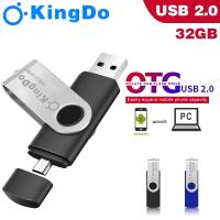ราคา USB Kingdo OTG USB Flash Drive 32GB Pendrive USB สติ๊กปากกาไดรฟ์สำหรับดิสก์ Android Phone (14618983575)
