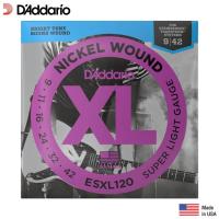 ราคา D'Addario® ESXL120 สายกีตาร์หัวตัด สายกีตาร์ไฟฟ้าหัวตัด เบอร์ 9 แบบ Nickel Wound ของแท้ 100% (Double Ball End Super Ligh (11929974250)