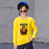 ราคา J-1355-O เสื้อแขนยาวสเวตเตอร์เด็ก สีสวยลายสกรีนTUNG TUNG TUNG SAHURน่ารัก ผ้าไม่หนาใส่ได้ทุกวัน (26091593869)