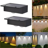 ราคา ไฟรั้วพลังงานแสงอาทิตย์กลางแจ้งกันน้ํา LED พลังงานแสงอาทิตย์ไฟผนังพลังงานแสงอาทิตย์สําหรับลานบ้าน Backyard Step Railing Garden (29631014288)