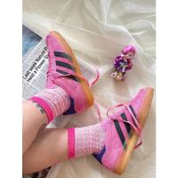 ราคา adidas originals Gazelle Indoor -สีชมพู และดำ ของแท้ 100 % รองเท้าผ้าใบ รองเท้าผ้าใบ (20485447804)