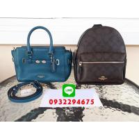 ราคา COACH MINI BLAKE สีฟ้าอมเขียว สีนี้หายากสุดๆ มือสองสภาพดี แท้ 100% แม่ค้าซื้อเองจากอเมริกา (1307409440)