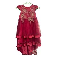 ราคา พร้อมส่ง ชุดราตรีเด็กสีแดง ชุดออกงานเด็กหญิงทรงหน้าสั้น-หลังยาว ชุดกระโปรงเด็ก (มือ2) (28610082836)