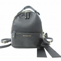 ราคา Maison de Fleur Ribbon M Backpack Daypack Rucksack สีดําส่งตรงจากญี่ปุ่น มือสอง (25683664347)