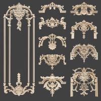 ราคา ผนังพื้นหลังไม้แกะสลักสไตล์ยุโรปตกแต่งทางเข้าไม้จริงแผ่นผนังนูนตกแต่งมุมดอกไม้ (29466757499)