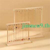 ราคา เครื่องประดับออแกไนเซอร์ยืนแสดงสร้อยคอไม้แขวนเคาน์เตอร์แร็คสําหรับโซ่ต่างหูสร้อยข้อมือตู้โชว์ชั้นเก็บ[ใหม่] (28018887418)