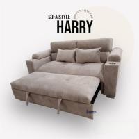 ราคา SOFA ✅[ผ่อน)%] โซฟาผ้าฮอลแลนด์คุณภาพดี ปรับนอนได้ รุ่นHARRY สีเบจ [พร้อมหมอนอิง2ใบทุกตัว] BROWNFURNITURE (24119517558)