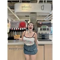 ราคา เสื้อสาวอวบ เสื้อสายเดี่ยวสาวอวบ (25257049492)