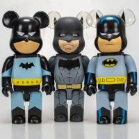 ราคา .. bearbrick400 Batman Violent Bear Influencer Batman Figure อินเทรนด์เล่นตุ๊กตาตกแต่ง (26790420747)