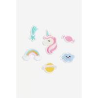 ราคา H&M(เอชแอนด์เอ็ม) แผ่นปะซ่อมชิ้นเล็ก แพ็ค 6 ชิ้น ผู้หญิง 1223565_1 (26371378765)