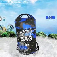ราคา กระเป๋ากันน้ำ กันฝุ่น ถุงกันน้ำ ถุงทะเล WATERPROOF BAG กระเป๋าสะพายไหล่กันน้ำ ขนาด 10 / 20 ลิตร (21071040244)
