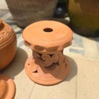 ราคา ขาตั้งดินเผา ไซส์เล็ก (ขนาด 10-12 cm) วางพญานาค โอ่งน้ำจิ๋ว น้ำริน ตกแต่งสวน งานปั้นมือ (24086665222)