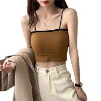 ราคา 486.Shop ✅ บราสายเดี่ยวแฟชั่น ดันทรง ใส่สบาย มีฟองน้ำในตัว #พร้อมส่ง (8584568969)