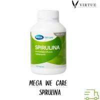 ราคา MEGA WE CARE Spirulina โปรตีนเสริม สารสกัดจากสาหร่ายสไปรูลิน่า 100 capsules (12892912727)