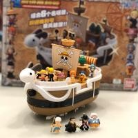 ราคา โมเดลวันพีช เรือโกอิ้ง แมรี่ ของแท้ มือสอง แมวเขียว lot Asia One Piece Memorial Ship Going Merry พร้อม12 ตัวละคร (3109374999)