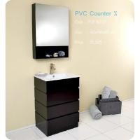 ราคา เคาน์เตอร์อ่างล้างหน้าและกระจก แบบตั้งพื้น ตู้เก็บของพร้อมชั้นวาง PCP-B002 (7639811677)