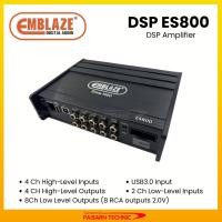 ราคา EMBLAZE DSP ES800 แอมป์เครื่องเสียงรถยนต์ Maximum Outpat 4CHx50w High Level, 8ch Low level, DSP amplifier (41615767007)
