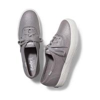 ราคา Keds triple metallic silver ของแท้100% (486470969)