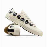 ราคา Converse Chuck Taylor All Star 70 Ox Comme des Garcons PLAY (limited edition) size : 38 (24.5cm) (42967835984)