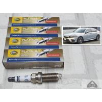 ราคา หัวเทียน แพลทตินัม Honda Civic Gen 11 FE ชุด 4 หัว ระยะใช้งาน 60000 กม / Platinum Spark Plug : Hella PNF9RC-11 (24877509702)