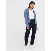 ราคา เสื้อฮู้ด Uniqlo แท้ W AIRism Mesh UV สี 65 BLUE (18722634410)