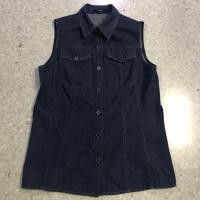 ราคา Jaspal Sleeveless Denim Shirt with belt เสื้อยีนส์ตัวยาวแขนกุด เสื้อแขนกุดกระเป๋าหน้า (6718916012)