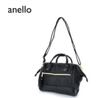 ราคา กระเป๋า Anello แท้ % สะพายข้าง ปรับสายได้ ANELLO MINI BOSTON NYLON สีดำ ของแท้ มือสอง สภาพดี (23348876747)