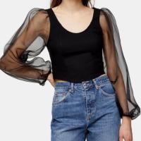 ราคา Topshop crop top ***S A L E **** (6436500205)