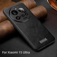 ราคา สําหรับ Xiaomi 15 Ultra 15Ultra กรณีหรูหรา PU หนังกล้องเลนส์ Protector PC Hard โทรศัพท์สําหรับ Xiaomi 15 Pro 15 Ultra (29978978109)