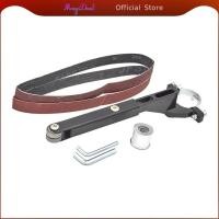 ราคา MagiDeal เครื่องขัดสายพานโลหะเครื่องบดมุมทนทานวงเล็บบดสําหรับร่องบด (40419231153)