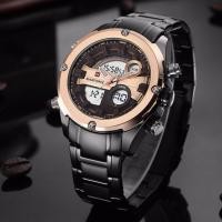 ราคา นาฬิกาข้อมือ naviforce watch แท้ สายแสตนเลสสีดำ รุ่น NF9088 กันน้ำได้ 2 ระบบ (293599862)
