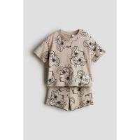 ราคา H&M(เอชแอนด์เอ็ม) ชุด 2 ชิ้นลายพิมพ์ Infants 2-piece printed set 1296389_2 (41268102768)
