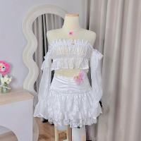 ราคา ‧⁺◟꒰☁️ ꒱⊹˚ งานน่ารักๆ เสื้อปาดไหล่แขนยาวผ้าแก้วพริ้วๆ ผ้านุ่มนิ่มแน่นอน เนื้อผ้าแก้วใสๆ (24032772721)