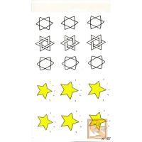 ราคา Tattoo Minimal ลาย ดาว Star แท็ททู สติ๊กเกอร์ (8353470034)