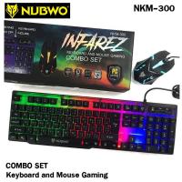 ราคา NUBWO(NKM-300)COMBO SET Keyboard and Mouse Gaming**ของแท้ รับประกัน 1 ปี (5831972074)