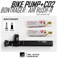 ราคา สูบมือจักรยาน สูบลมจักรยาน+สูบหลอดCO2 BONTRAGER : AIR RUSH ROAD BIKE PUMP + CO2 (24552104911)